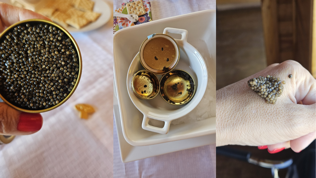 degustación de caviar chileno Uraquí