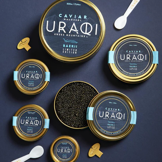 caviar chileno Uraquí