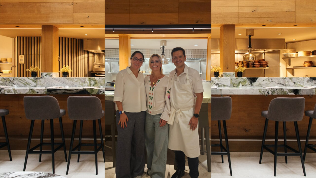 Chef Jorge Vallejo y Alejandra Flores en Quintonil, restaurante con 2 estrellas Michelin.